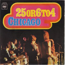 Chicago 25 or 6 to 4 cover