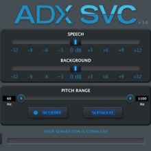 Audionamix Speech Volume Control