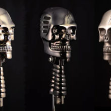 skull microphone