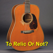 Relicing a Martin guitar on Bobby Owsinski's Production blog