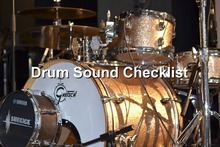 drum sound checklist on Bobby Owsinski's Production Blog
