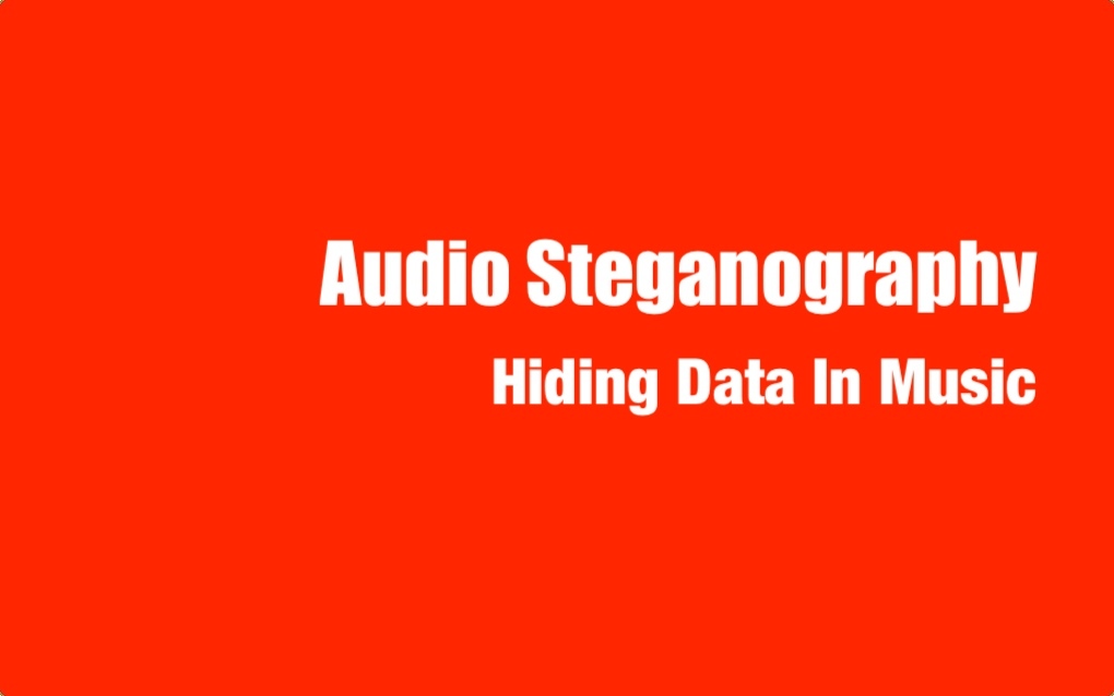 Audio Steganography data image
