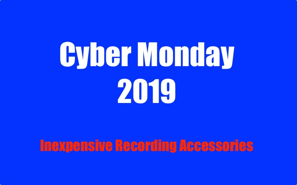 Cyber Monday 2019 recording accessories image
