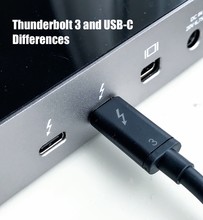 Thunderbolt 3 and USB-C differences image