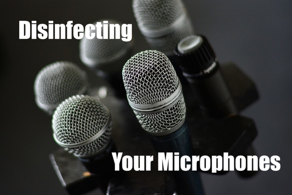 Disinfecting your microphones image