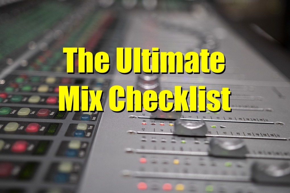 Ultimate Mix Checklist image