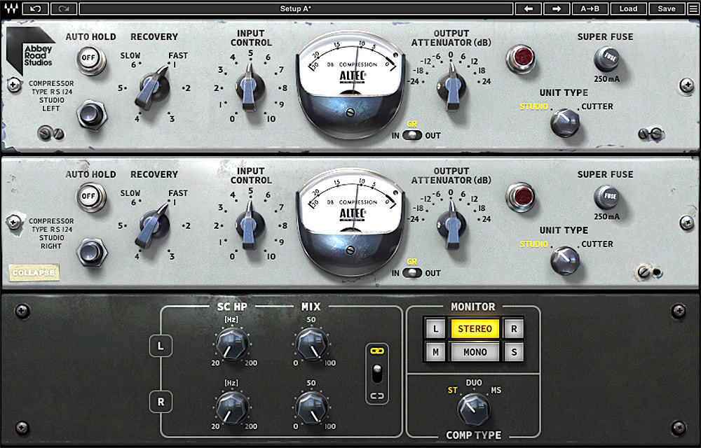Waves Abbey Road RS124 compressor plugin