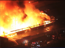 Boutique Amps Distribution's warehouse fire image