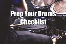 Prep your drums checklist image