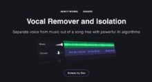 Vocal Remover AI tool image
