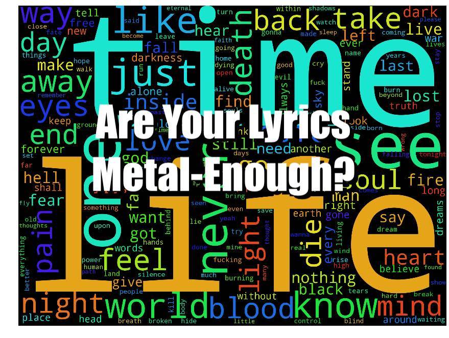 Are your lyrics metal-enough? post on Bobby Owsinski's Music Production Blog