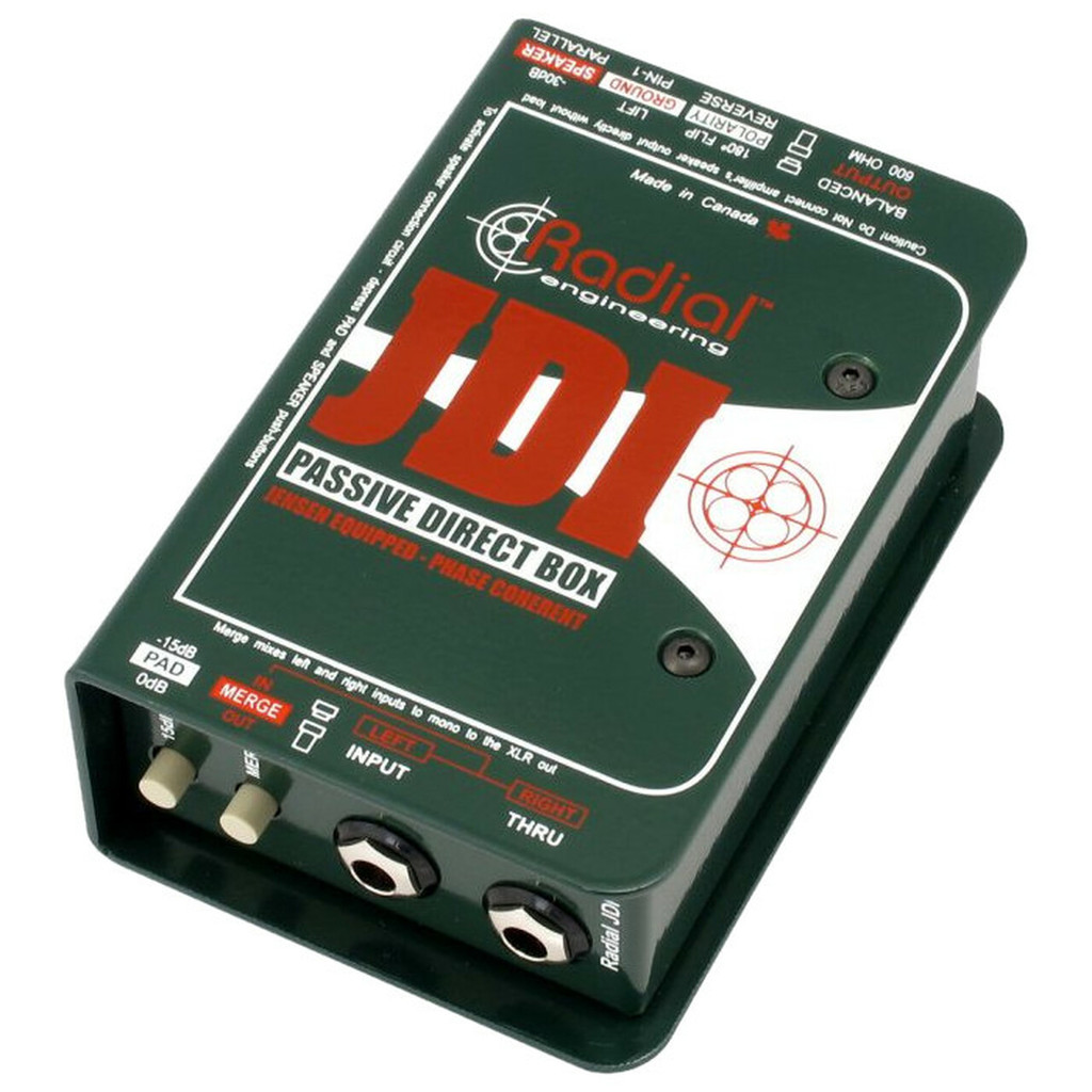 Your next direct box could be a Radial JDI, post on Bobby Owsinski's Music Production Blog
