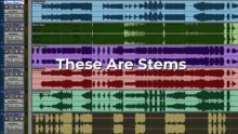 The difference between stems and tracks post on Bobby Owsinski's Music Production Blog