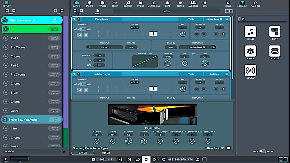 Steinberg VST Live all-in-one performance platform on New Music Gear Monday