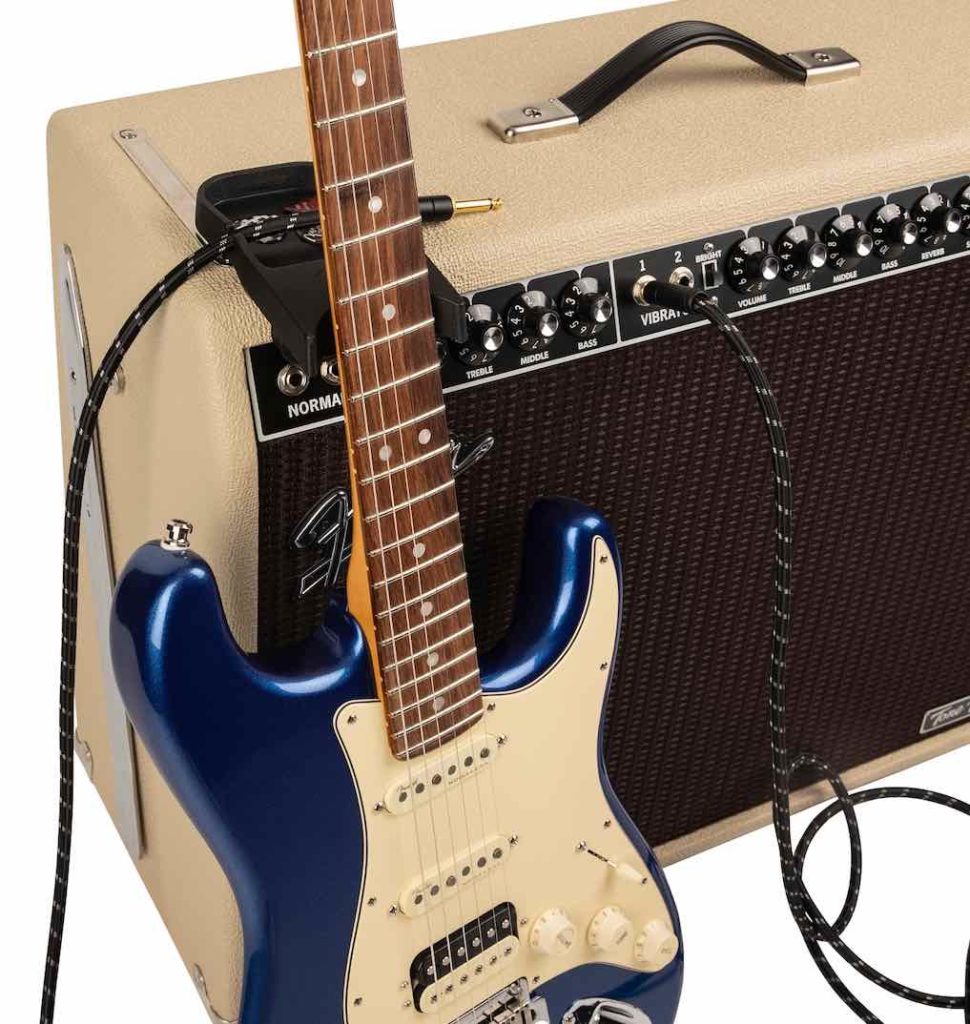 Fender Amperstand guitar cradle on New Music Gear Monday - Bobby Owsinski's Music Production Blog