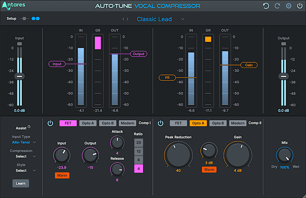 Antares Auto-Tune Vocal Compressor plugin