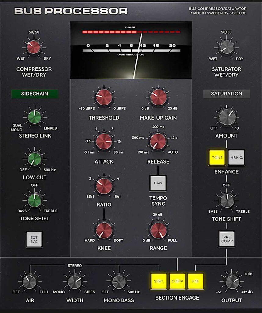 Softube Bus Processor Plugin