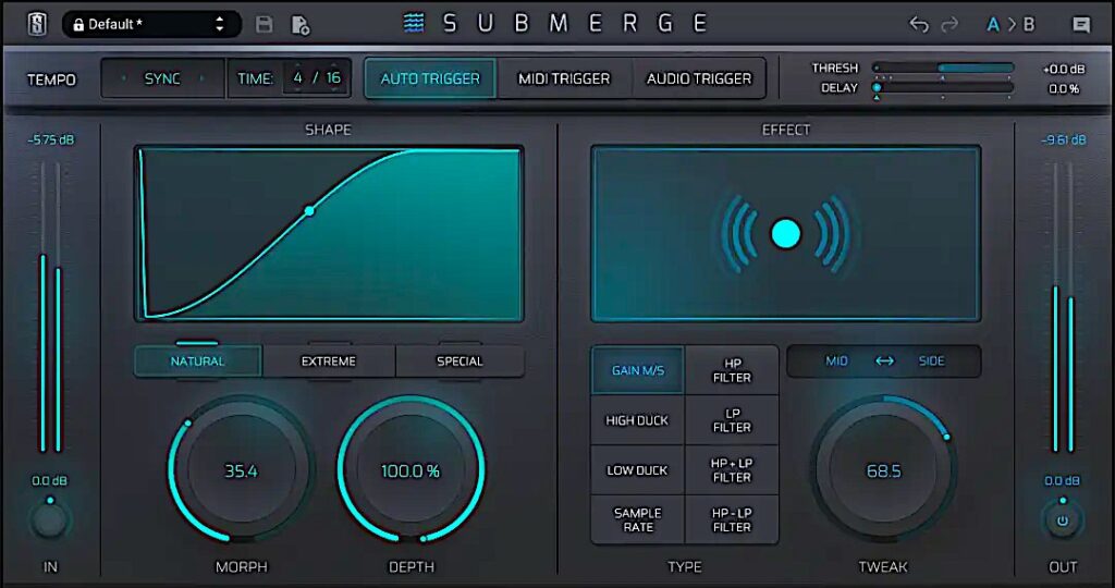 Slate Digital Submerge Audio Sidechain Compression Plugin