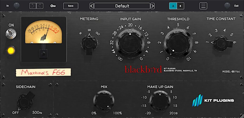 KITS Plugins BB F66/67 compressor plugin