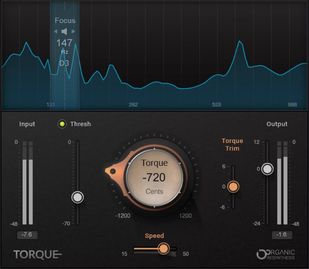 Waves Torque drum tuning plugin