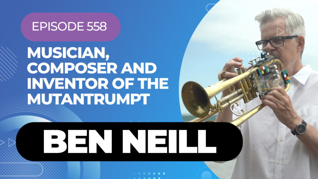 Musician, composer and inventory of the Mutantrumpet Ben Neill