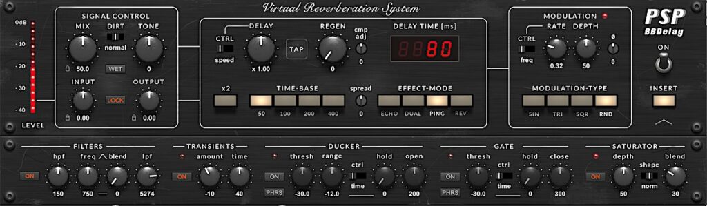 PSP BBDelay plugin